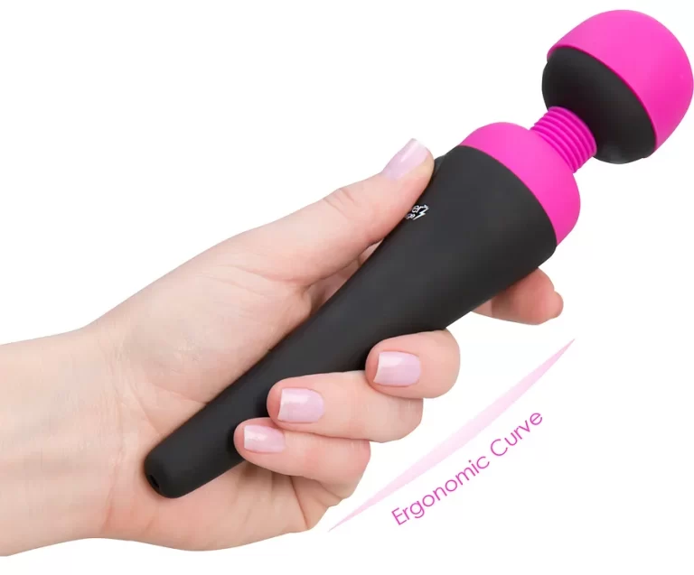 Palm Power Recharge Wand-vibrator är perfekt för stimulering av klitoris.